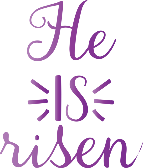 Transparent Easter Text Font Violet for Easter Day for Easter