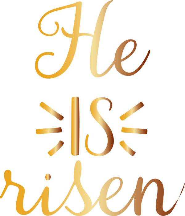 Transparent Easter Text Font Line for Easter Day for Easter