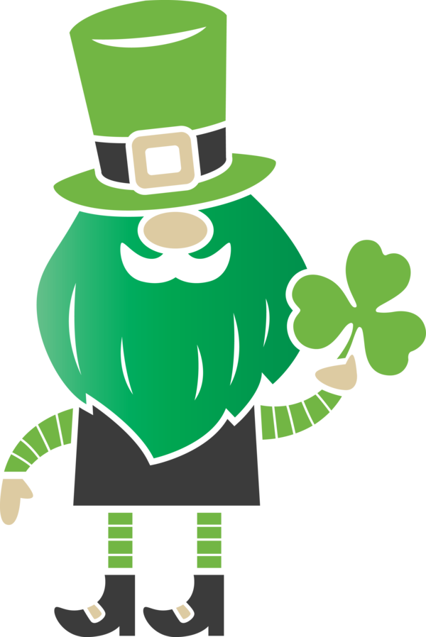 Transparent St. Patrick's Day Green Saint patrick's day Cartoon for Saint Patrick for St Patricks Day