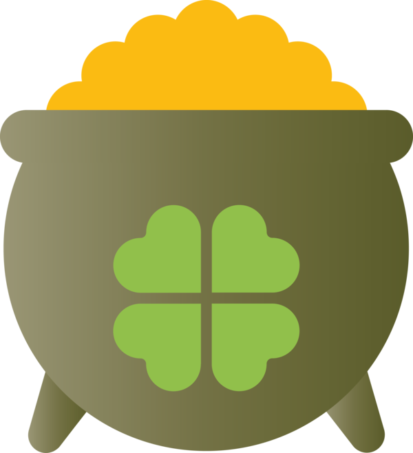 Transparent St. Patrick's Day Green Symbol for Saint Patrick for St Patricks Day