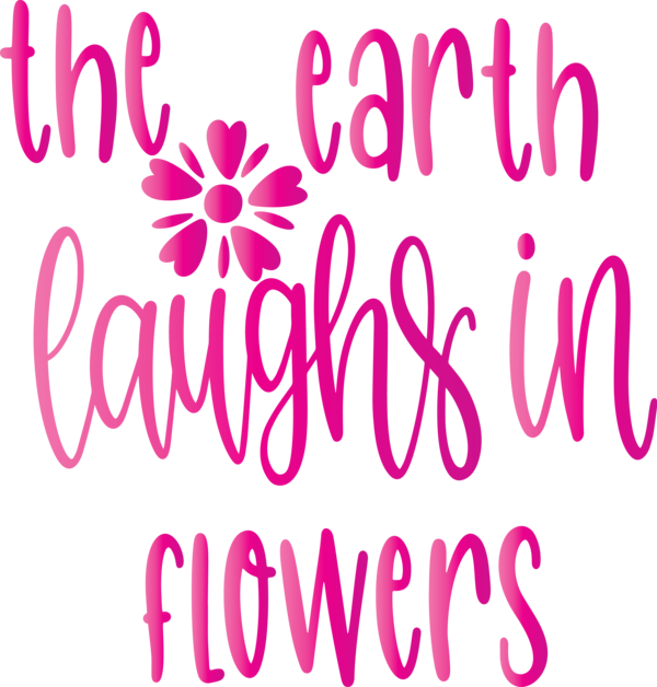 Transparent Earth Day Text Font Pink for Happy Earth Day for Earth Day