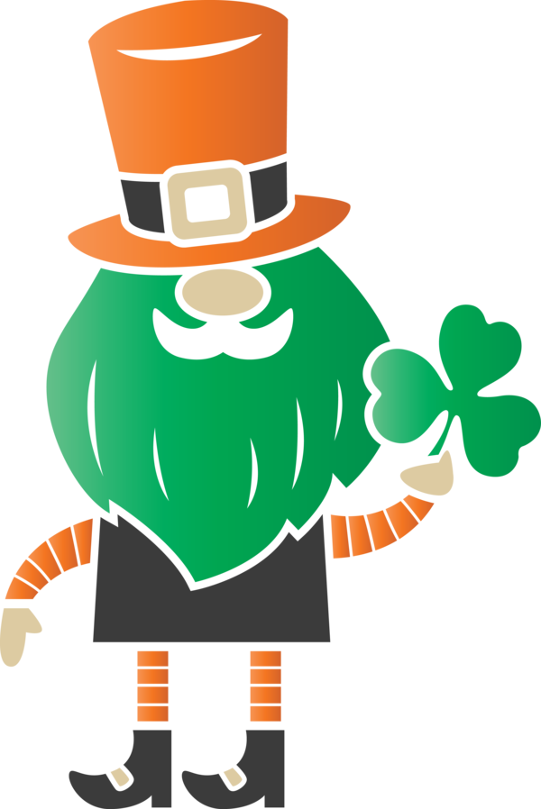 Transparent St. Patrick's Day Cartoon Saint patrick's day Leprechaun for Saint Patrick for St Patricks Day