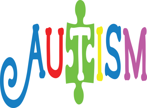 Transparent Autism Awareness Day Text Font Logo for World Autism Awareness Day for Autism Awareness Day