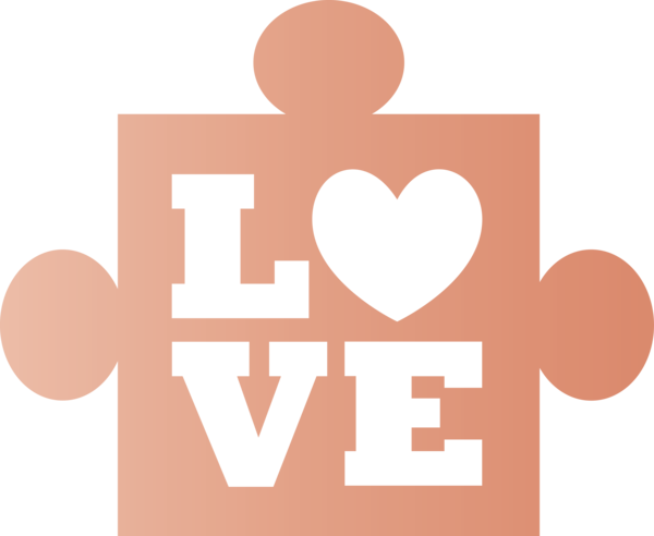 Transparent Autism Awareness Day Font Heart Logo for World Autism Awareness Day for Autism Awareness Day