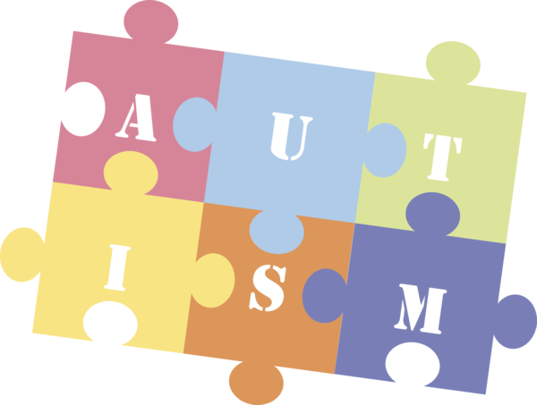 Transparent Autism Awareness Day Line for World Autism Awareness Day for Autism Awareness Day