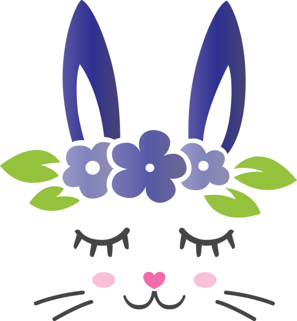 Transparent Easter Whiskers for Easter Bunny for Easter