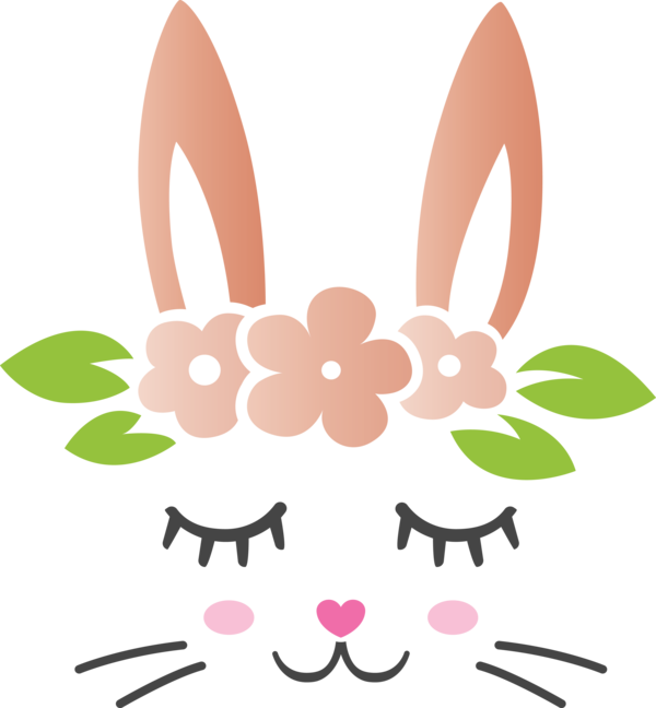 Transparent Easter Whiskers for Easter Bunny for Easter