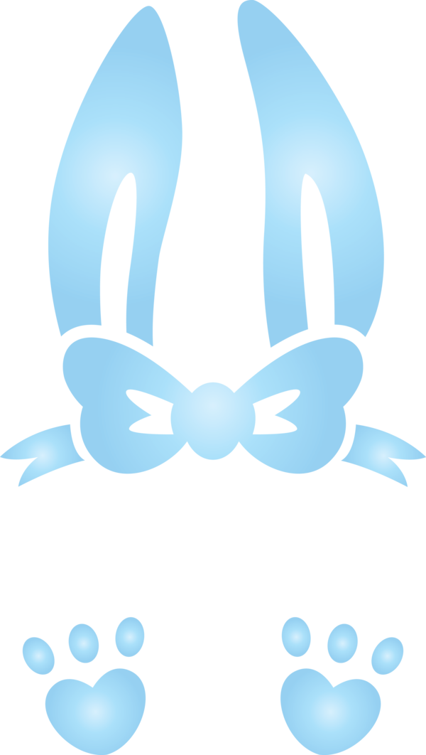 Transparent Easter Blue Turquoise Aqua for Easter Bunny for Easter