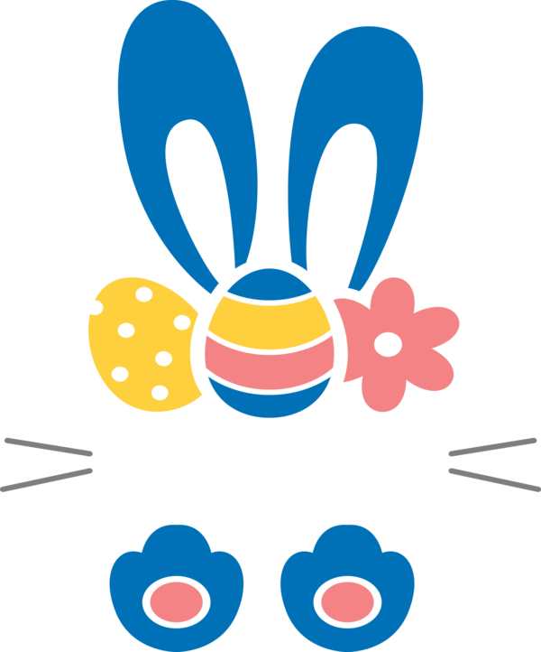 Transparent Easter Design for Easter Bunny for Easter