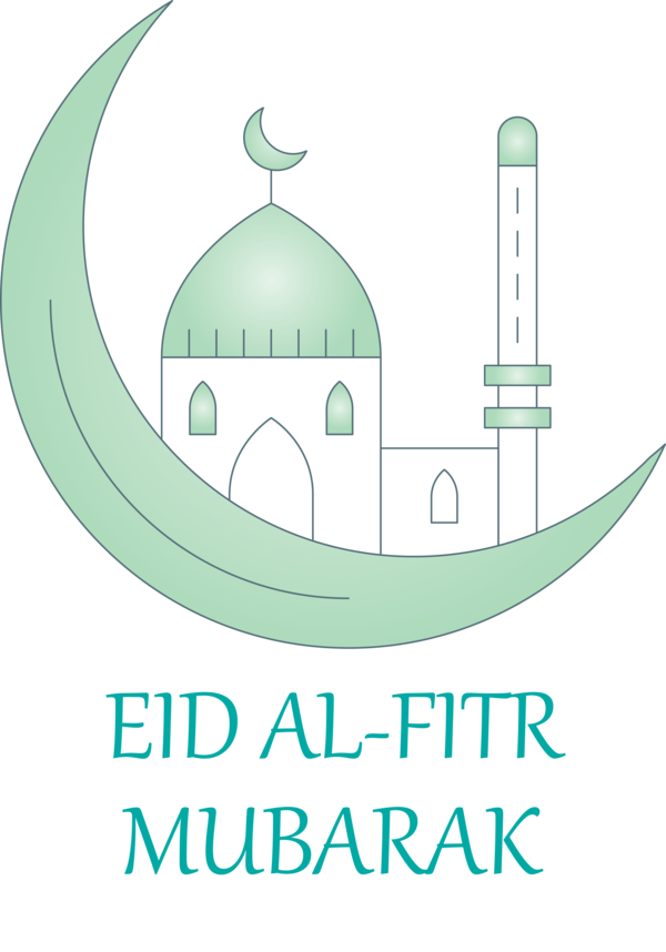 Transparent Eid al Fitr Mosque Logo Font for Id al fitr for Eid Al Fitr