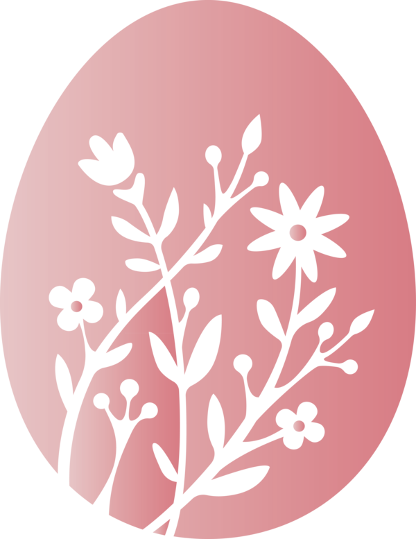 Transparent Easter Leaf Pink Branch for Easter Egg for Easter