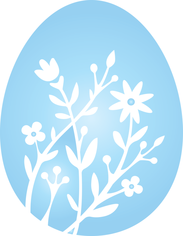 Transparent Easter Aqua Turquoise Pattern for Easter Egg for Easter