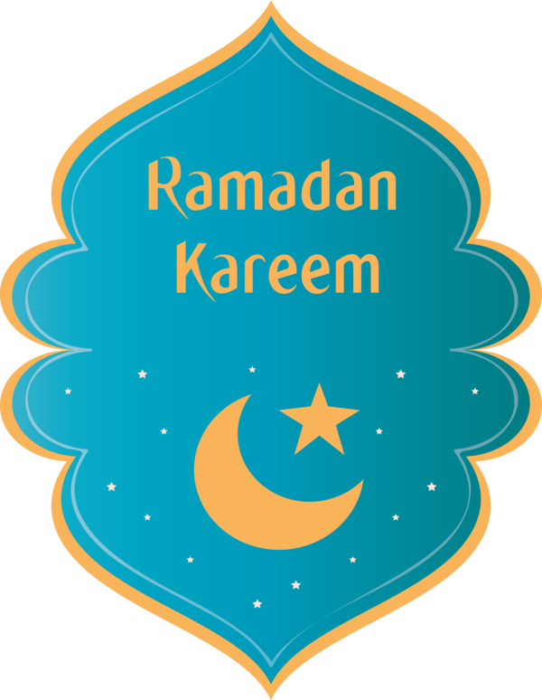 Transparent Ramadan Turquoise Logo Symbol for EID Ramadan for Ramadan