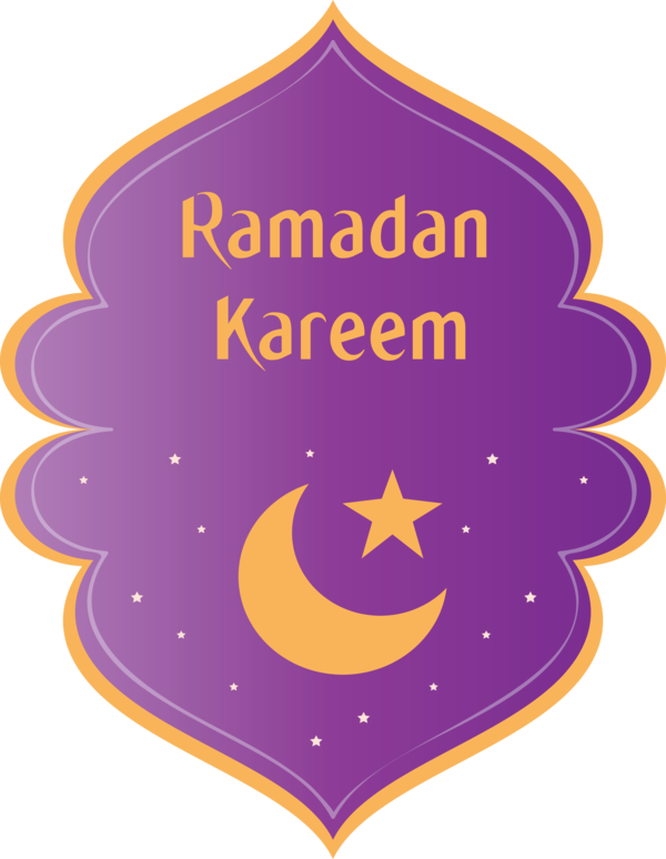 Transparent Ramadan Purple Logo Symbol for EID Ramadan for Ramadan