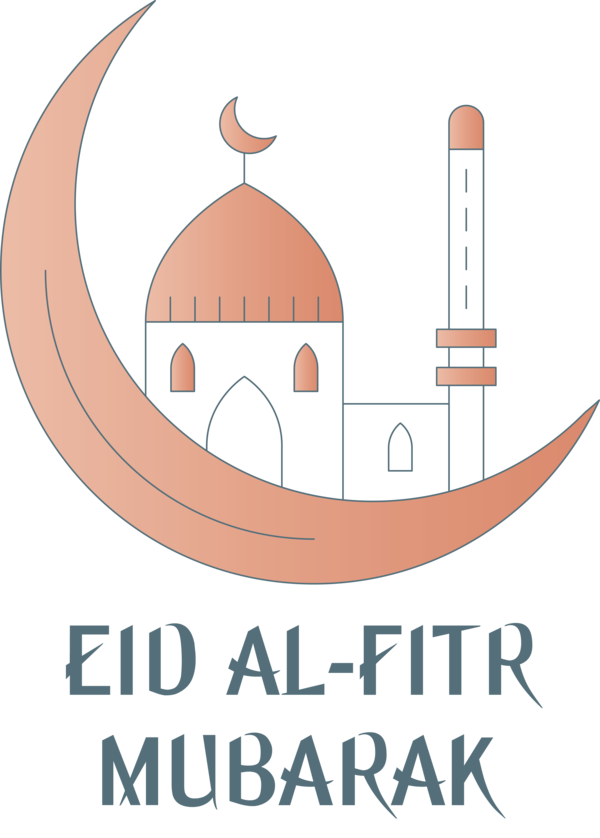 Transparent Eid al Fitr Logo Line Font for Id al fitr for Eid Al Fitr