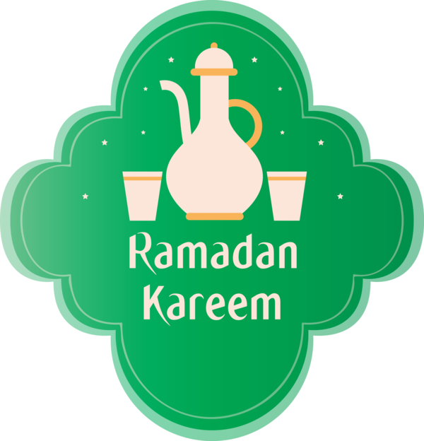 Transparent Ramadan Green Logo for EID Ramadan for Ramadan