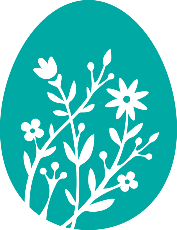 Transparent Easter Leaf Plant Pedicel for Easter Egg for Easter
