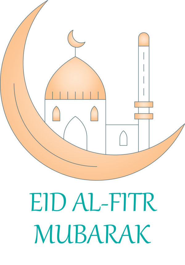 Transparent Eid al Fitr Logo Line for Id al fitr for Eid Al Fitr