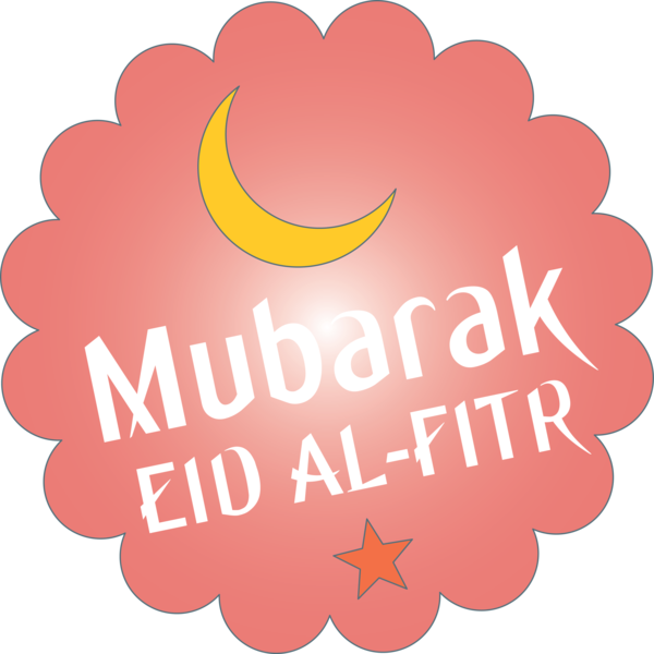 Transparent Eid al Fitr Text Pink Font for Id al fitr for Eid Al Fitr