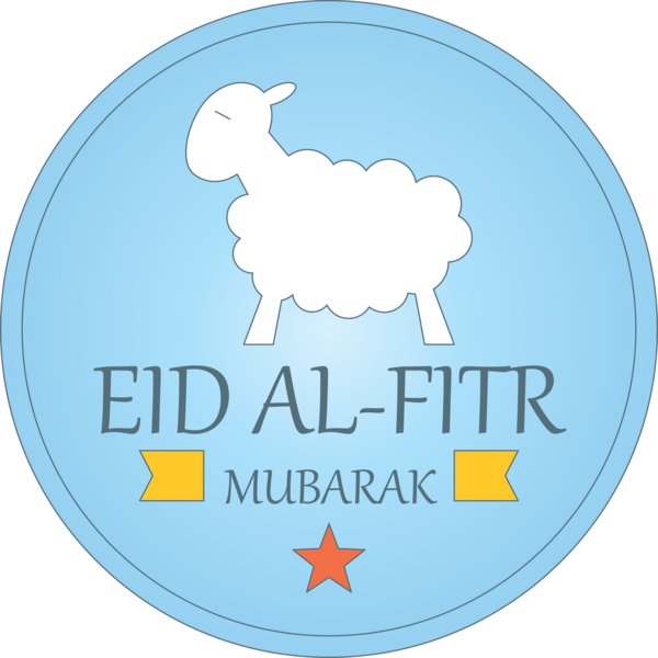Transparent Eid al Fitr Goats Logo Cow-goat family for Id al fitr for Eid Al Fitr