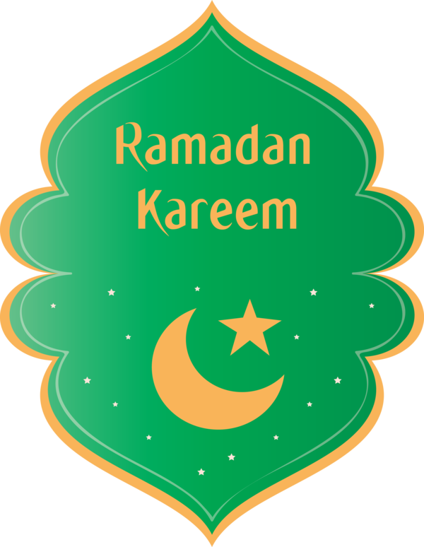 Transparent Ramadan Green Symbol Font for EID Ramadan for Ramadan