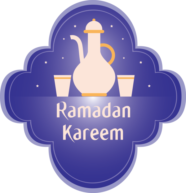 Transparent Ramadan Logo Label for EID Ramadan for Ramadan