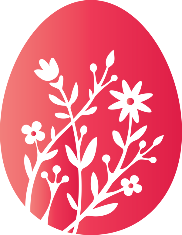 Transparent Easter Leaf Pedicel Plant for Easter Egg for Easter