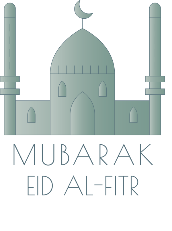 Transparent Eid al Fitr Mosque Landmark Logo for Id al fitr for Eid Al Fitr