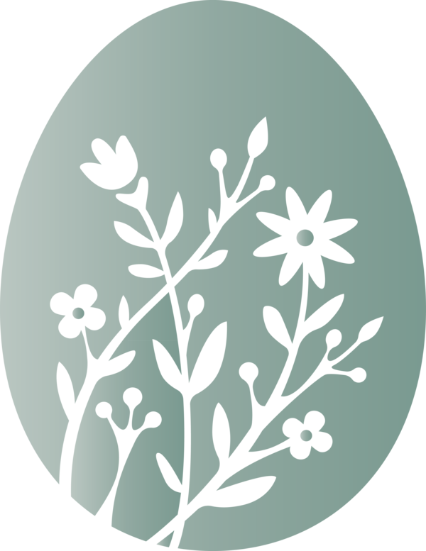 Transparent Easter Leaf Plant Branch for Easter Egg for Easter