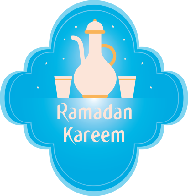 Transparent Ramadan Aqua Logo Turquoise for EID Ramadan for Ramadan