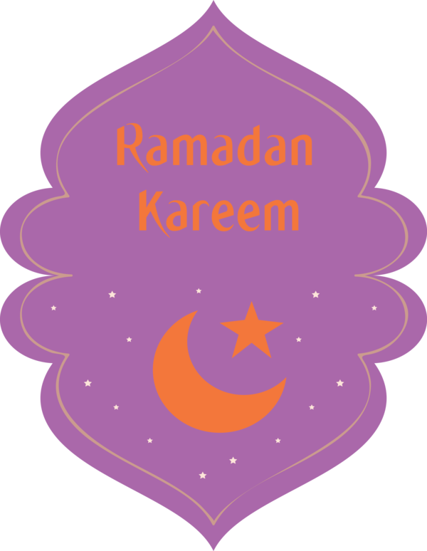 Transparent Ramadan Purple Violet Font for EID Ramadan for Ramadan