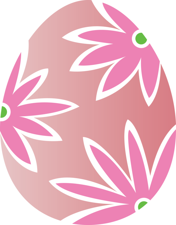 Transparent Easter Pink Plant Petal for Easter Egg for Easter