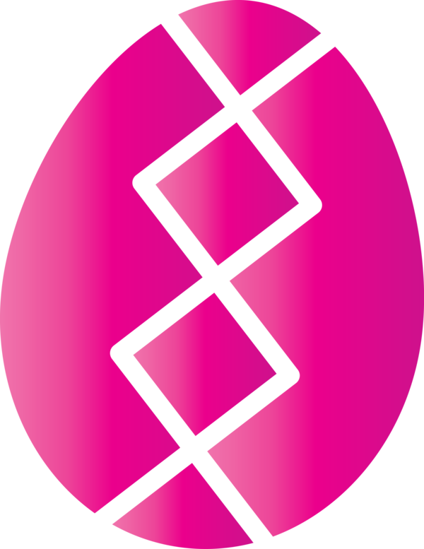 Transparent Easter Pink Magenta Material property for Easter Egg for Easter