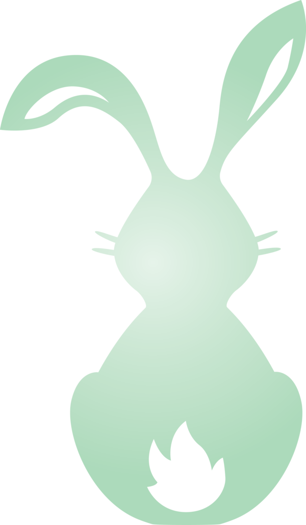 Transparent Easter Green Rabbits and Hares Rabbit for Easter Bunny for Easter