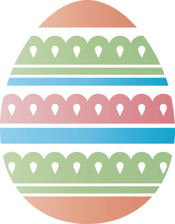 Transparent Easter Green Rectangle for Easter Egg for Easter