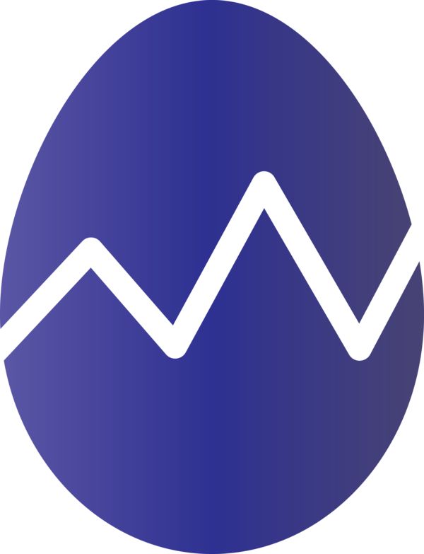 Transparent Easter Cobalt blue Electric blue Logo for Easter Egg for Easter