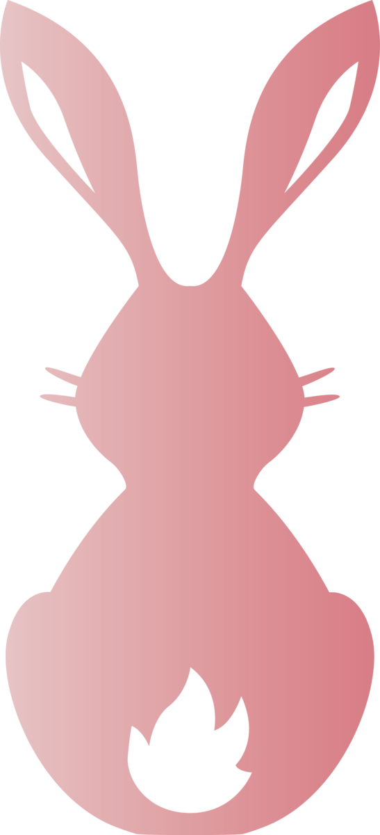 Transparent Easter Pink Material property Pattern for Easter Bunny for Easter