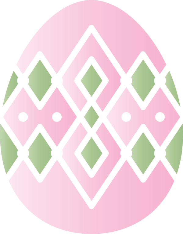 Transparent Easter Pink Pattern Design for Easter Egg for Easter