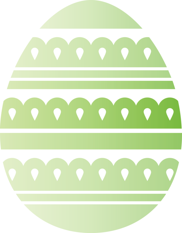 Transparent Easter Green Circle Pattern for Easter Egg for Easter