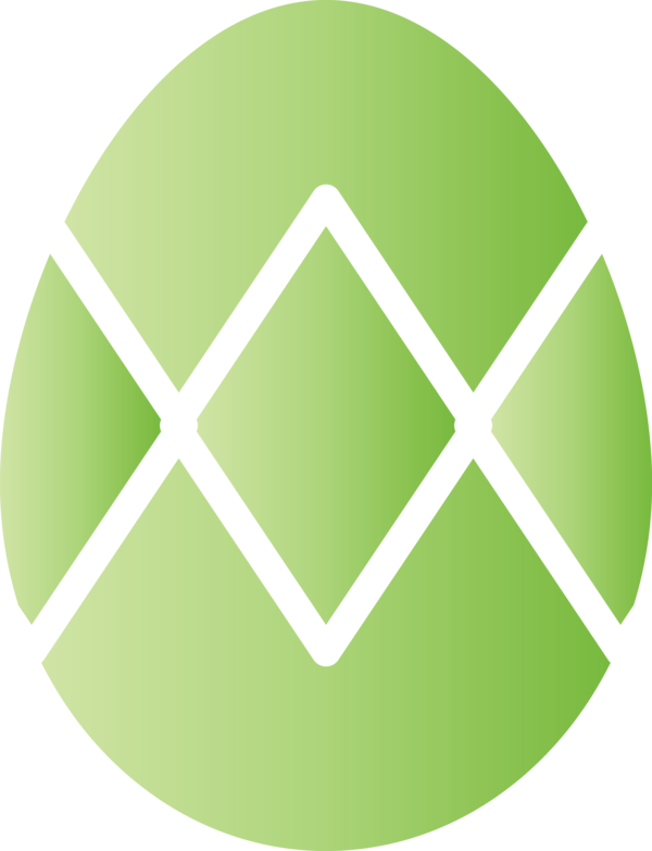 Transparent Easter Green Logo Circle for Easter Egg for Easter