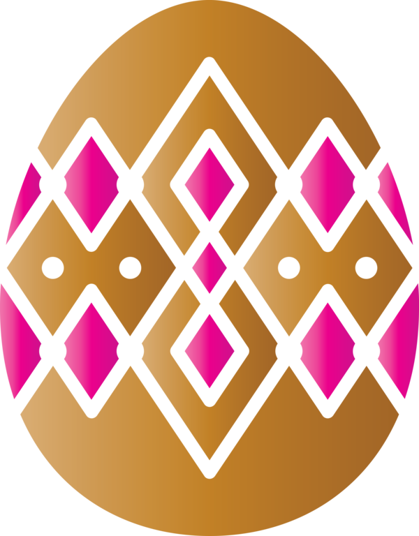 Transparent Easter Pattern for Easter Egg for Easter