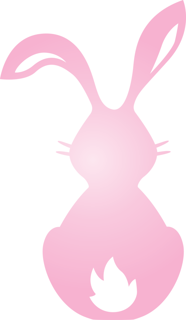 Transparent Easter Pink Nose Rabbits and Hares for Easter Bunny for Easter