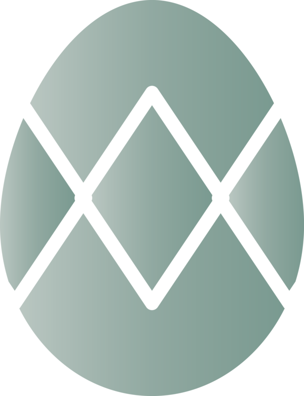 Transparent Easter Green Circle Pattern for Easter Egg for Easter