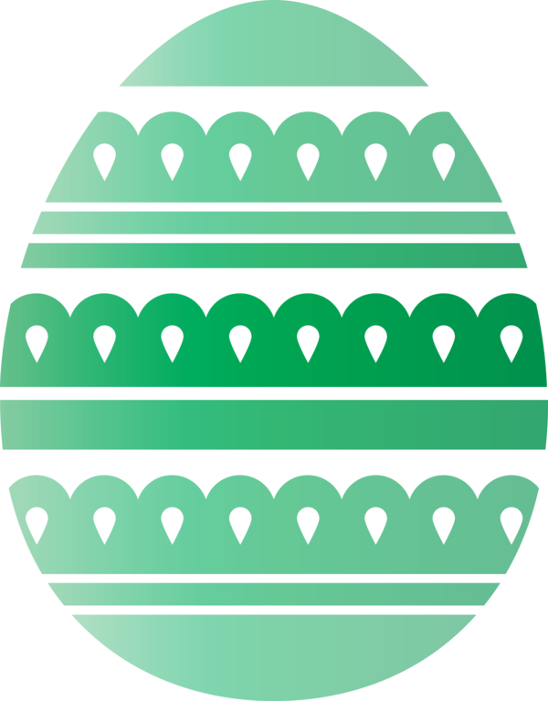 Transparent Easter Green Circle for Easter Egg for Easter