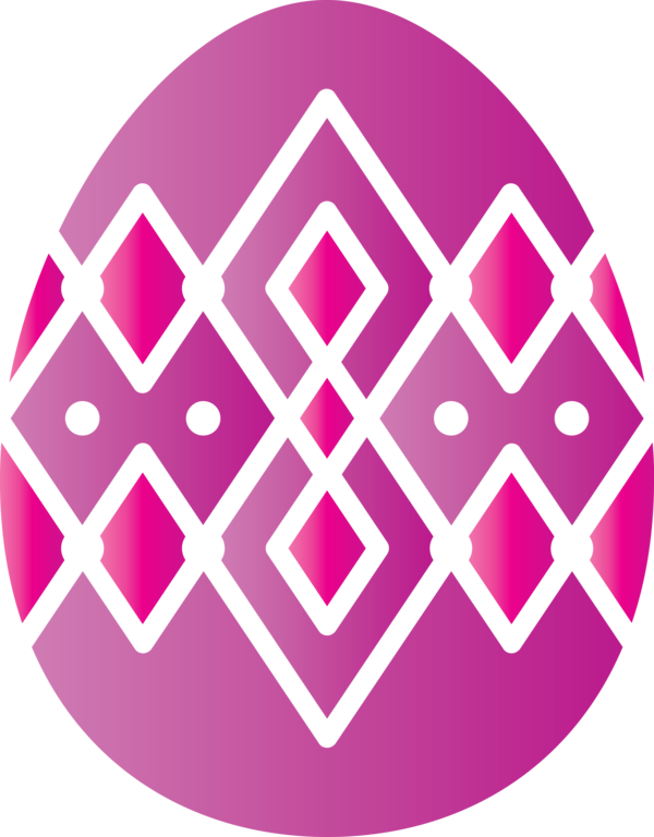 Transparent Easter Pink Magenta Line for Easter Egg for Easter