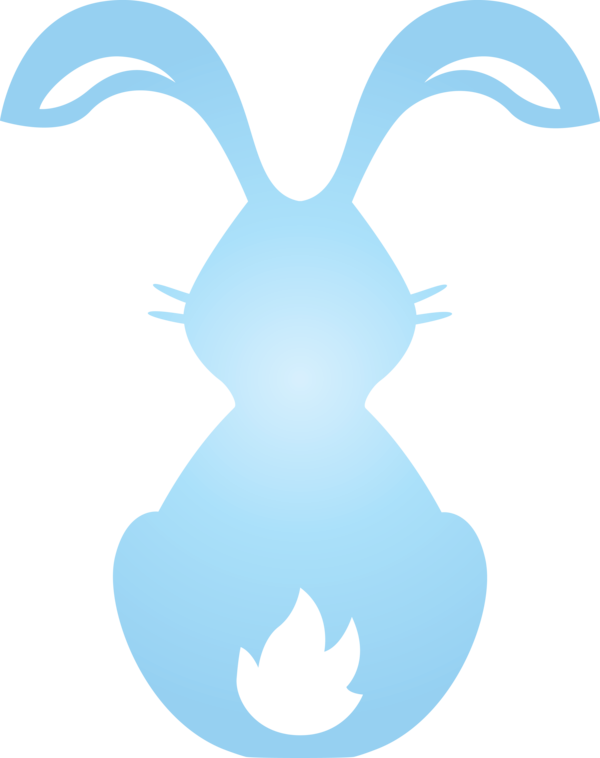 Transparent Easter Symbol for Easter Bunny for Easter