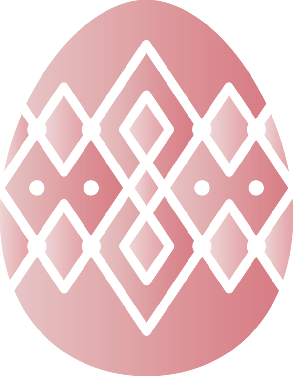 Transparent Easter Pink Pattern Design for Easter Egg for Easter