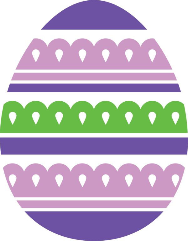 Transparent Easter Purple Violet Pattern for Easter Egg for Easter