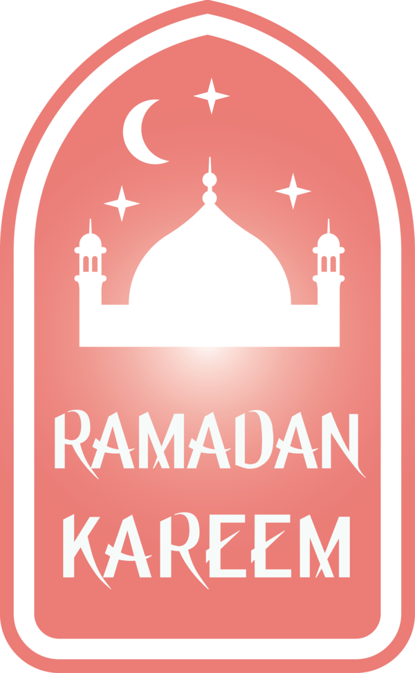 Transparent Ramadan Pink Line Font for EID Ramadan for Ramadan