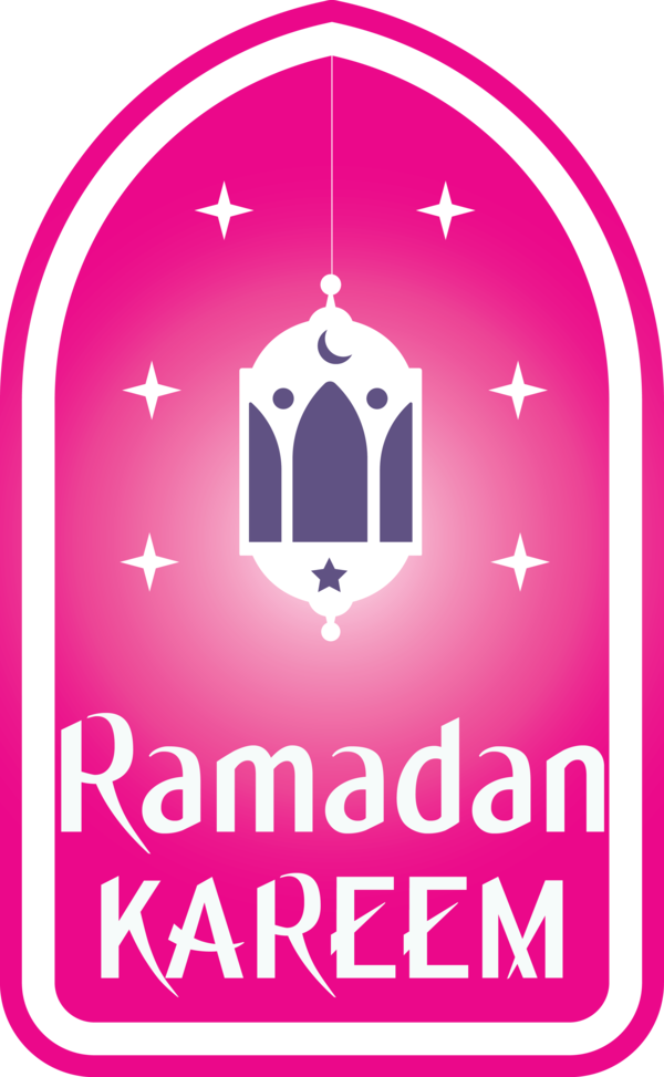 Transparent Ramadan Pink Logo Magenta for EID Ramadan for Ramadan